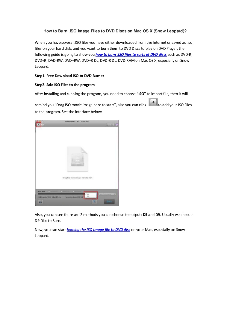 .iso burning software for mac os x 10 12